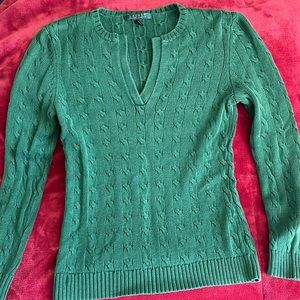 Lauren Ralph Lauren green sweater